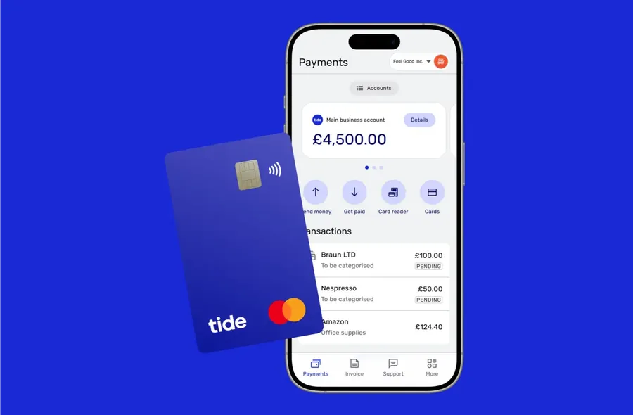 Tide review: Tide business debit card and the Tide app